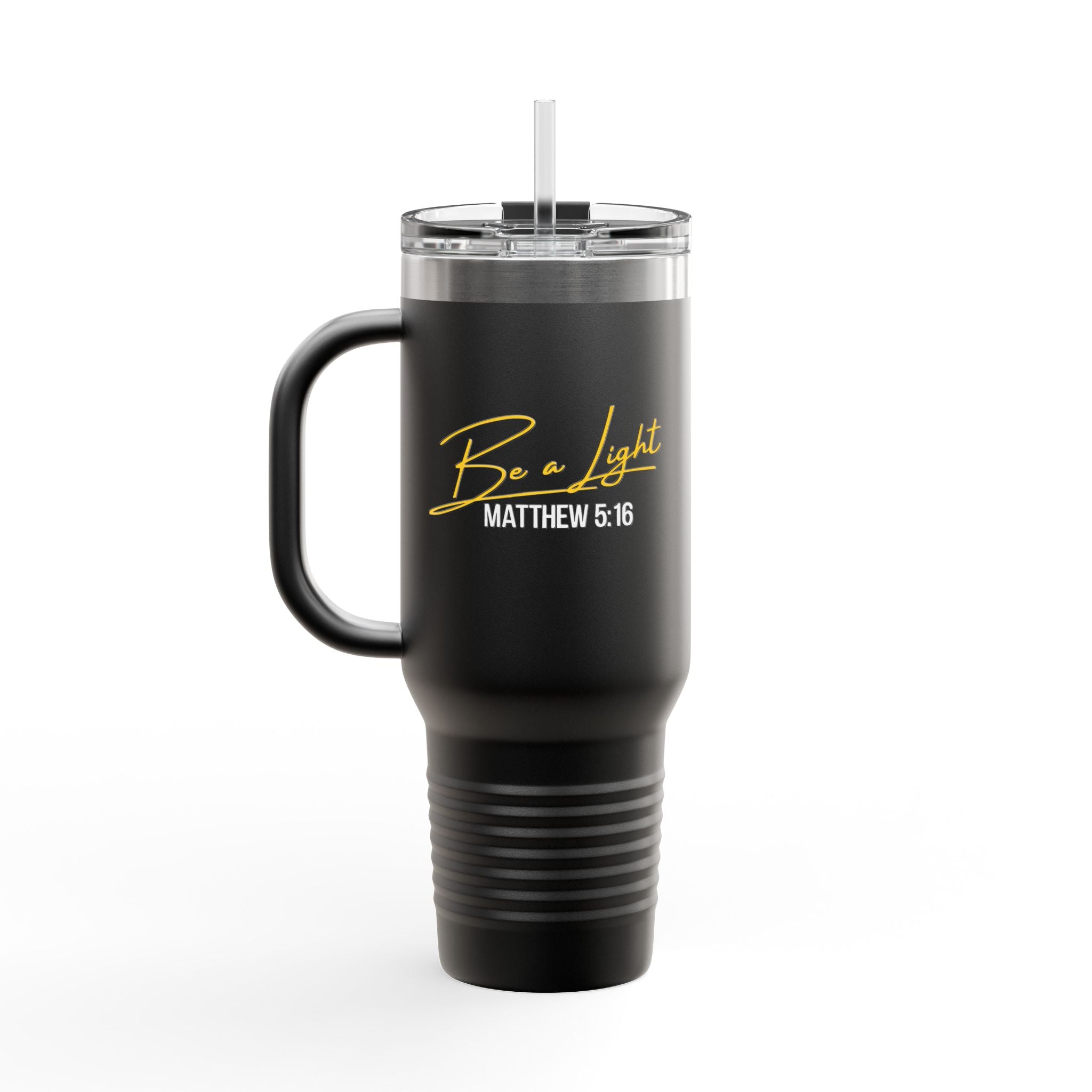 Be a Light (Black) – 40oz Insulated Tumbler – Polar Camel