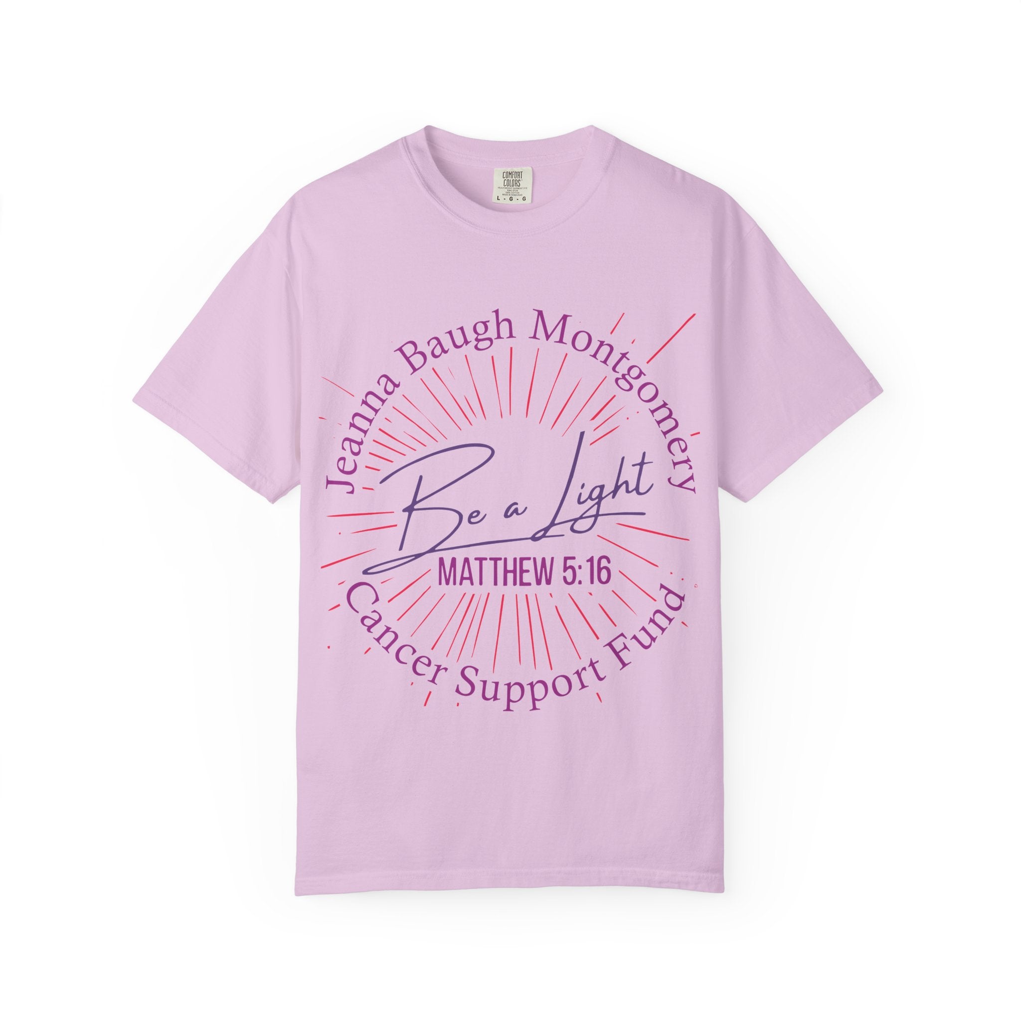 Be a Light (Orchid) - T-shirt - Comfort Colors® 1717