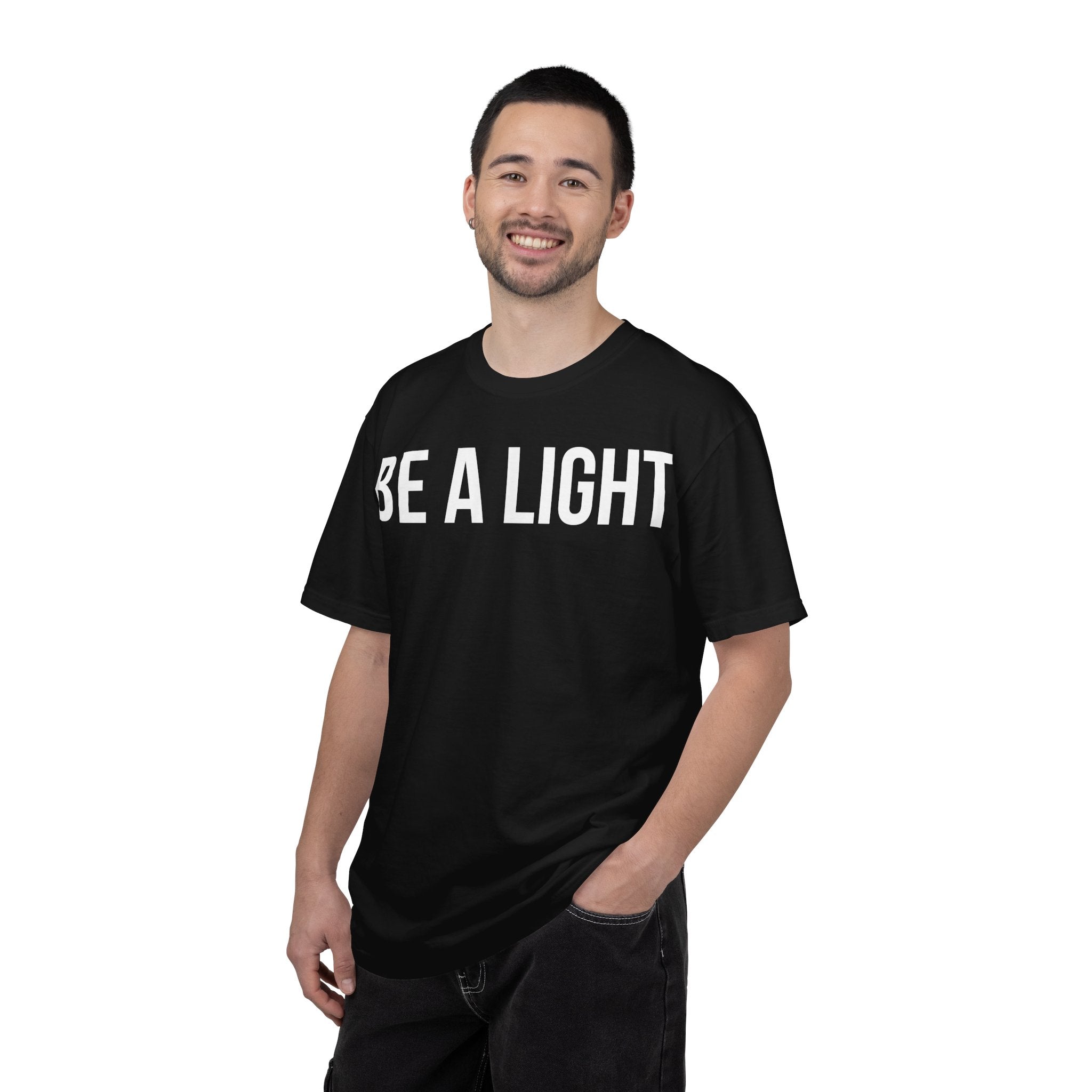 Be a Light (Black) - T-shirt - Comfort Colors® 1717