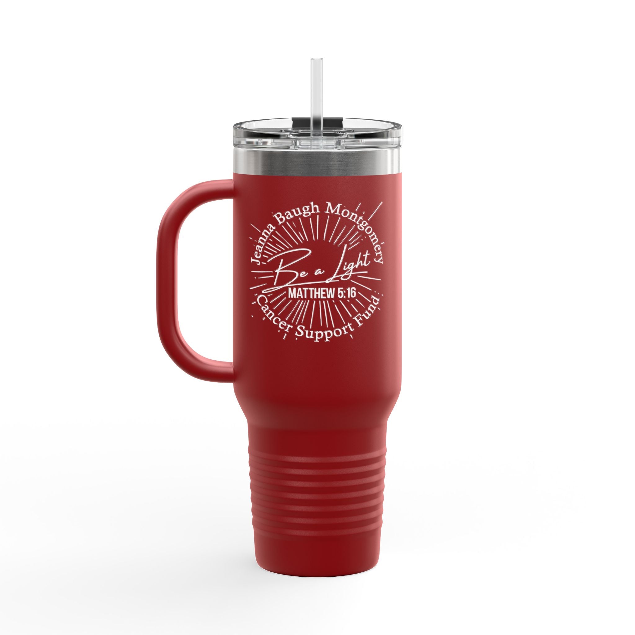 Be a Light (Red) – 40oz Insulated Tumbler – Polar Camel