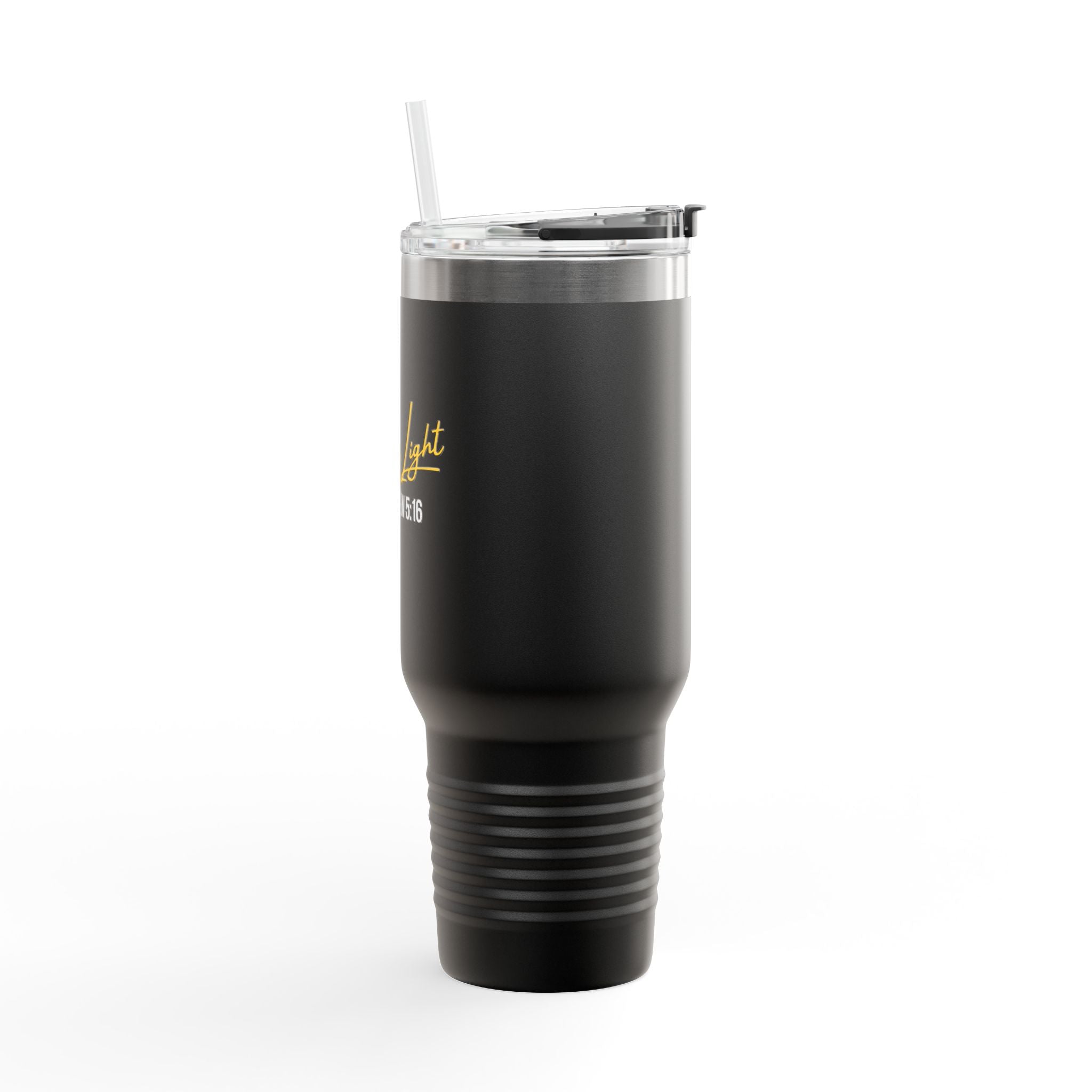 Be a Light (Black) – 40oz Insulated Tumbler – Polar Camel
